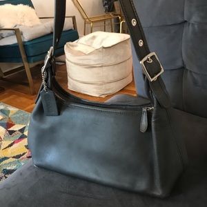 Leather Coach shoulder bag pocketbook purse